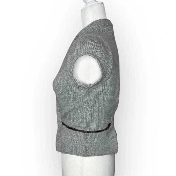 Brunello Cucinelli Cashmere Gray Women's Sweater Cardigan Size XS - Picture 2 of 10